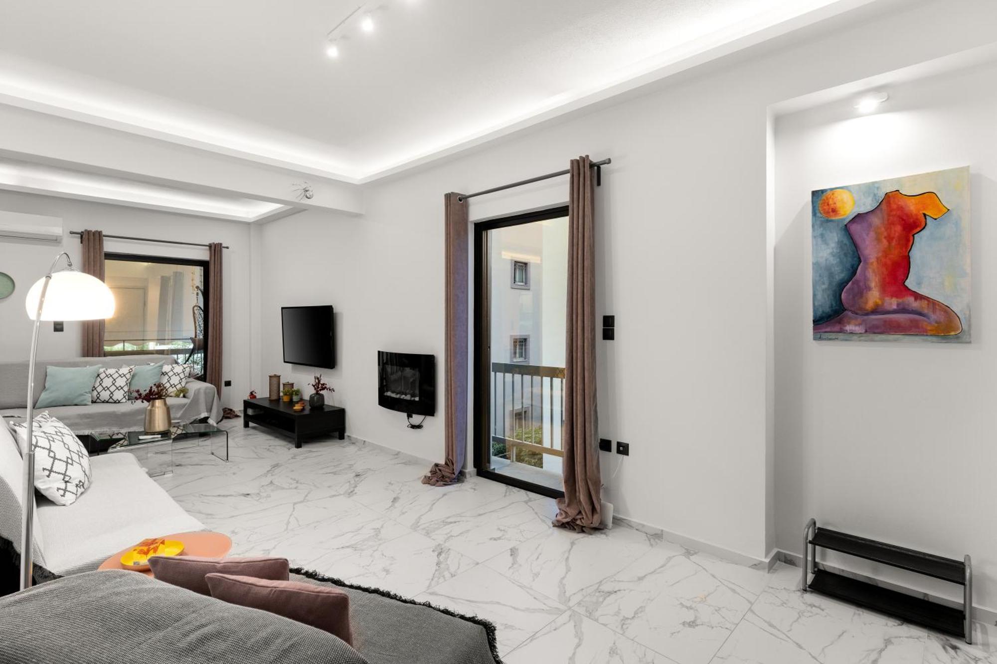 Luxury Apartment In Glyfada Atény Exteriér fotografie